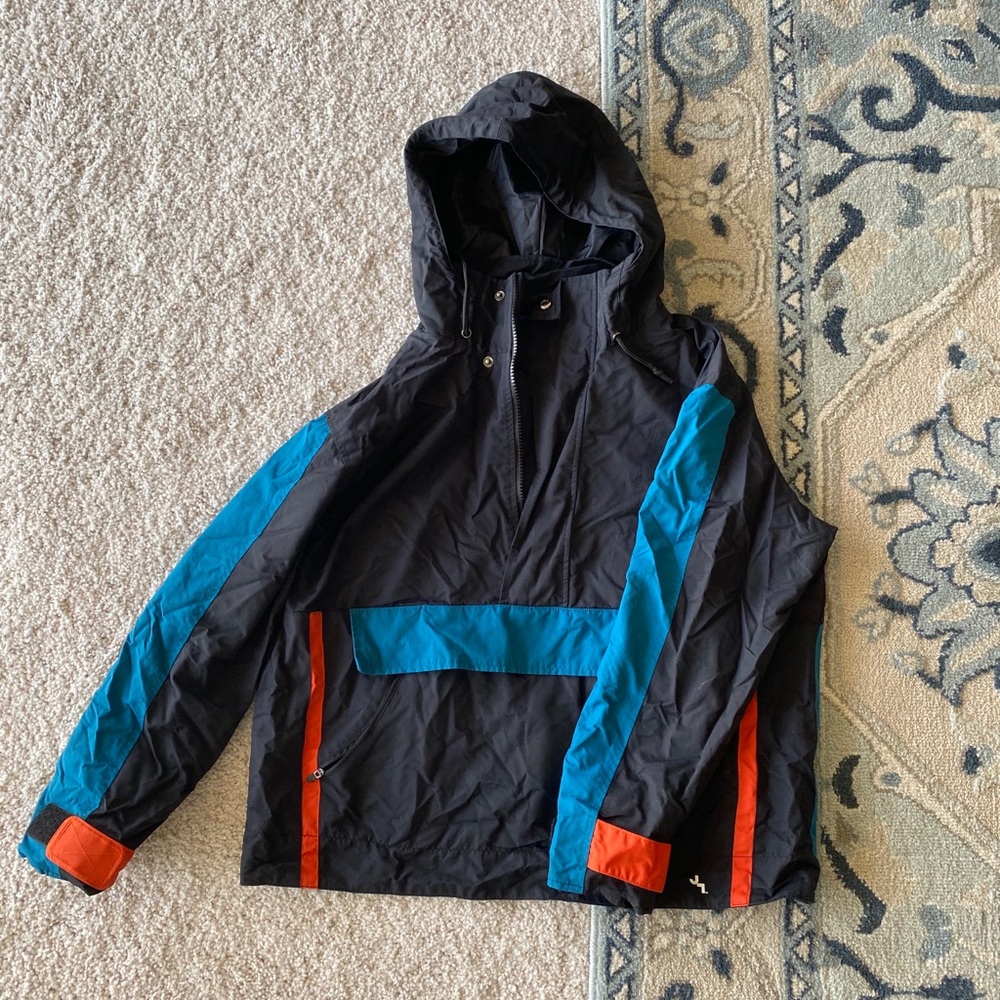 Joylab color block rain jacket